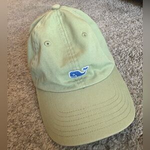 Vineyard Vines Adult Pastel Green Baseball Cap Whale Logo Hat Adjustable